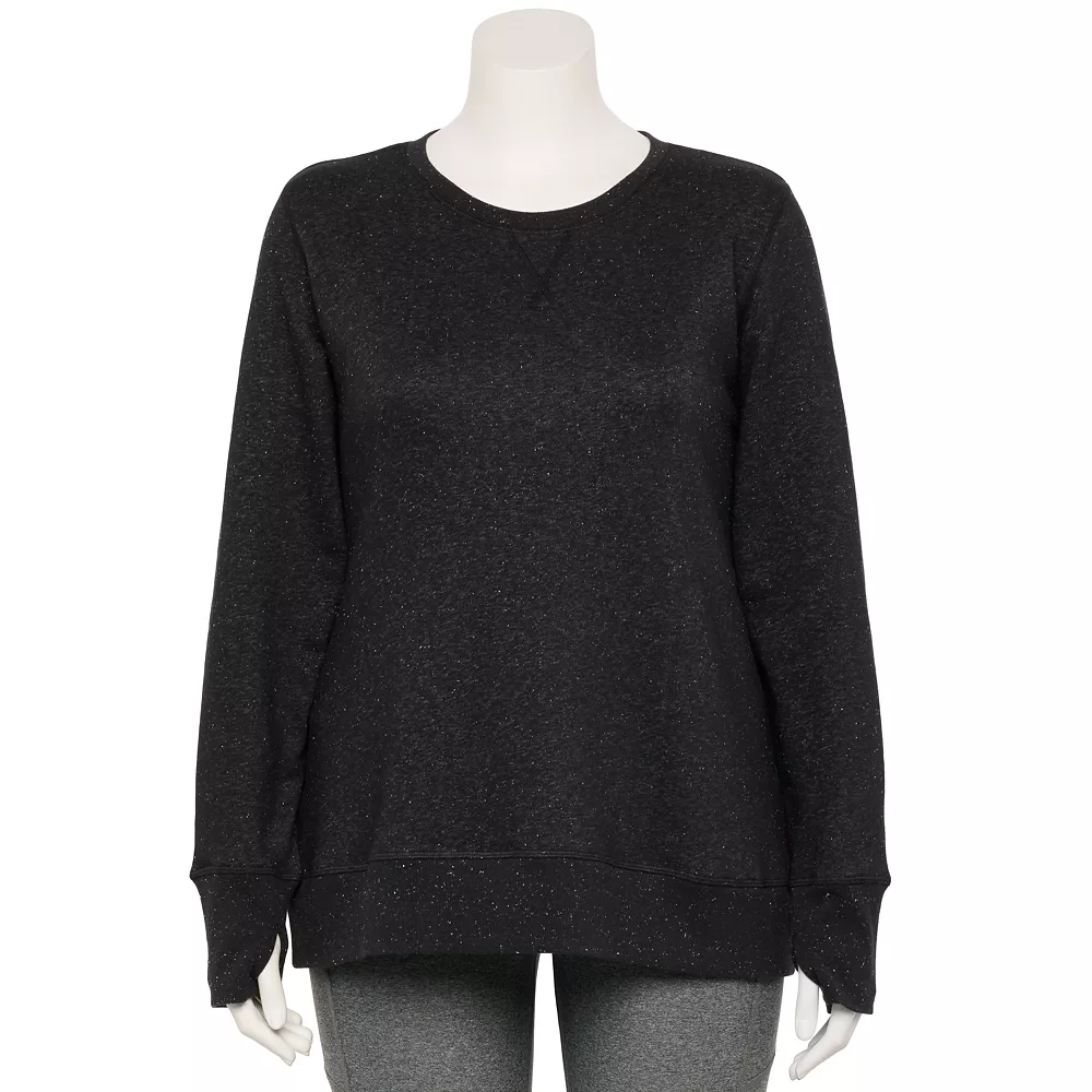 Plus Size Tek Gear® Ultrasoft Fleece Sweatshirt 4 Plus Size Tek Gear® Ultrasoft Fleece Sweatshirt - Image 4