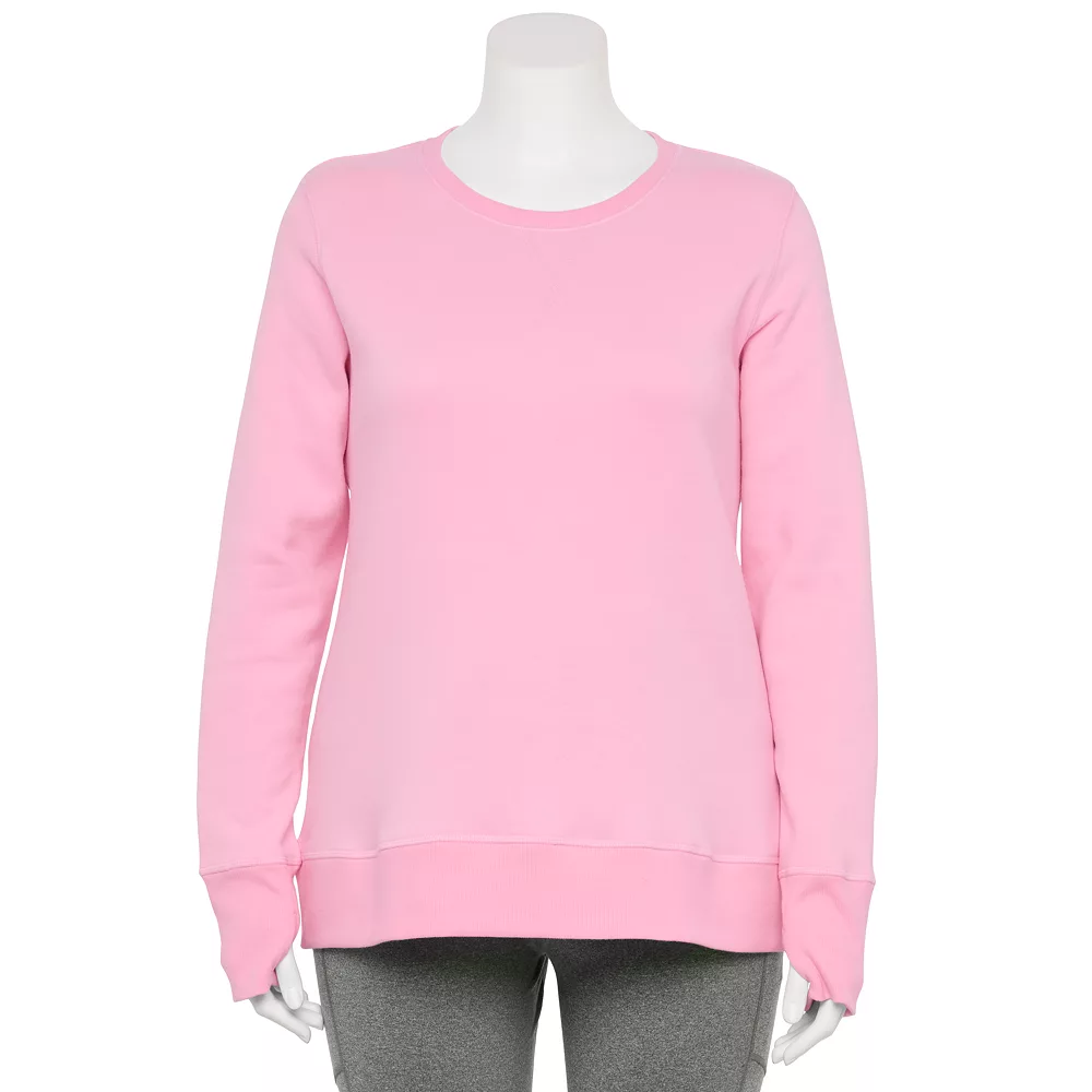 Plus Size Tek Gear® Ultrasoft Fleece Sweatshirt 2 Plus Size Tek Gear® Ultrasoft Fleece Sweatshirt - Image 2