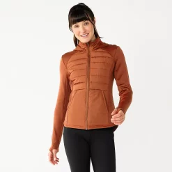 Women's Tek GearĀ® Hooded Mixed-Media Jacket