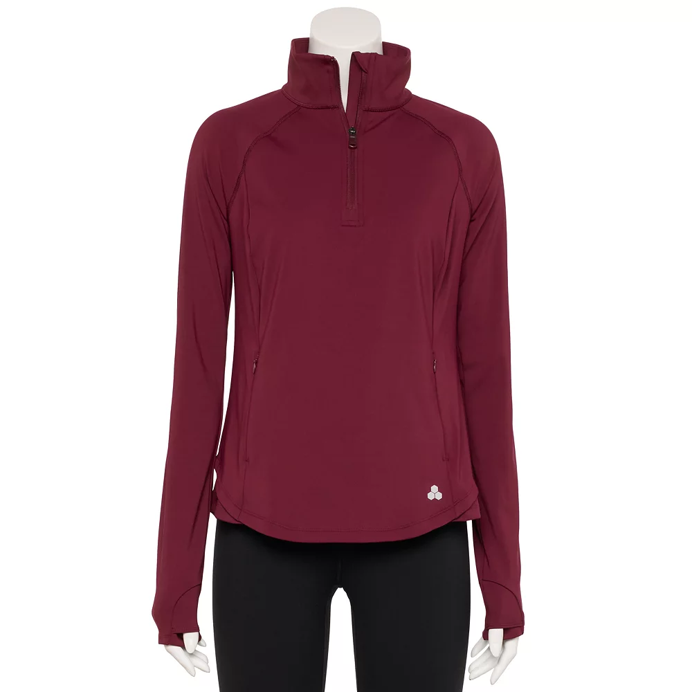 Women's Tek Gear® Quarter-Zip Performance Jacket 2 Women's Tek Gear® Quarter-Zip Performance Jacket - Image 2
