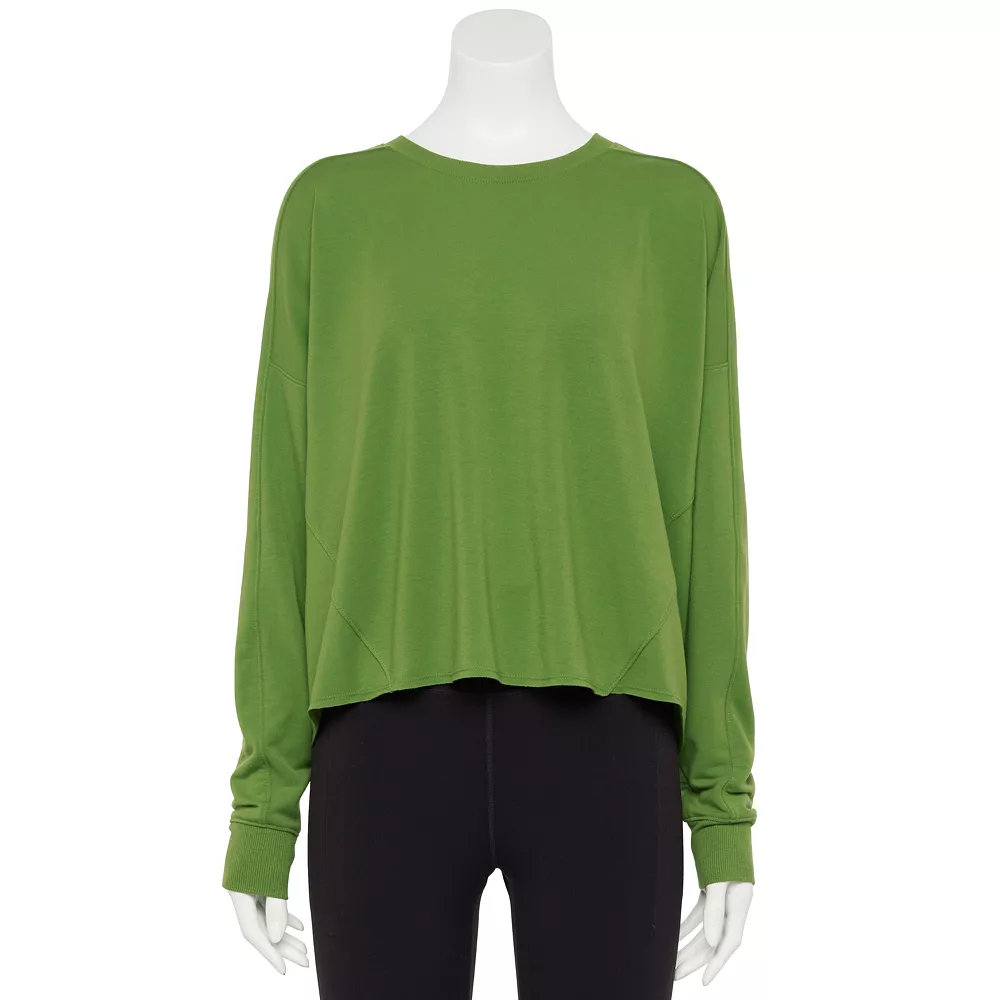 Women's Tek Gear® Easy French Terry Raw-Seam Tee 6 Women's Tek Gear® Easy French Terry Raw-Seam Tee - Image 6