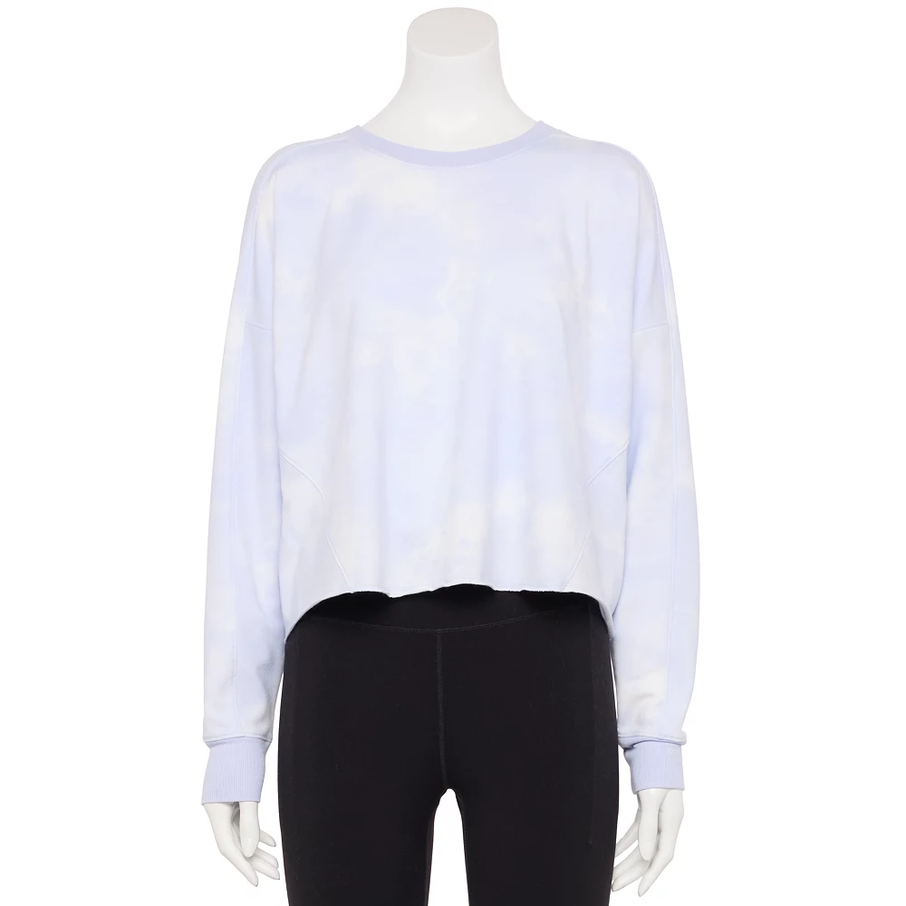 Women's Tek Gear® Easy French Terry Raw-Seam Tee 2 Women's Tek Gear® Easy French Terry Raw-Seam Tee - Image 2