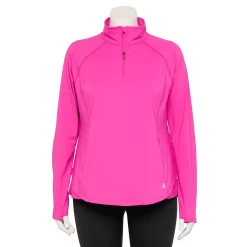 Plus Size Tek Gear® Quarter-Zip Performance Jacket