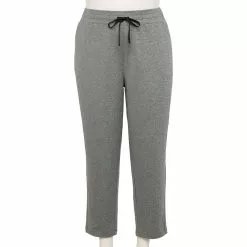 Plus Size Tek Gear® Weekend French Terry Ankle Pants