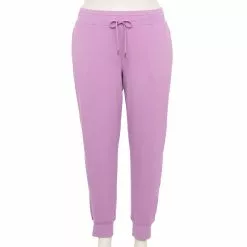 Plus Size Tek Gear® French Terry Joggers 11 Plus Size Tek Gear® French Terry Joggers -Tek Gear store 5568083 Little Lavender