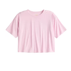 Women's Tek Gear® Crop Easy Tee 17 Women's Tek Gear® Crop Easy Tee -Tek Gear store 5575182 ALT2