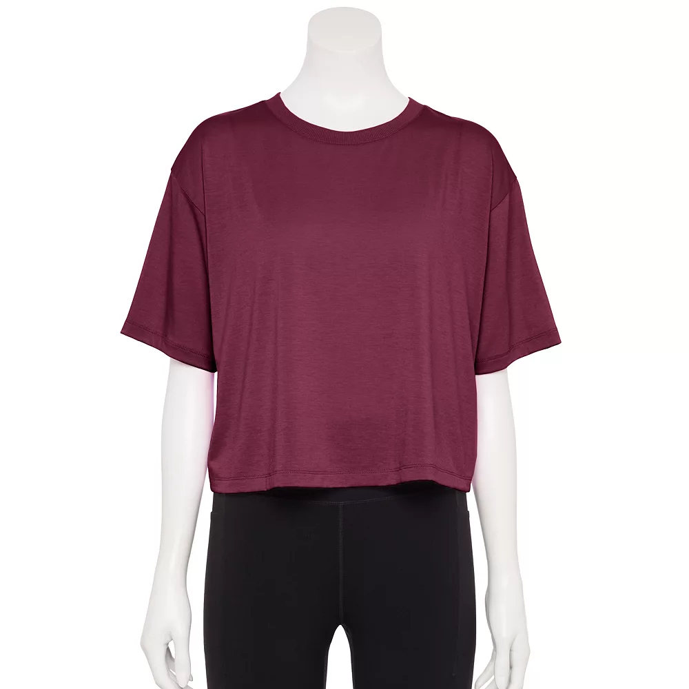 Women's Tek Gear® Crop Easy Tee 6 Women's Tek Gear® Crop Easy Tee - Image 6