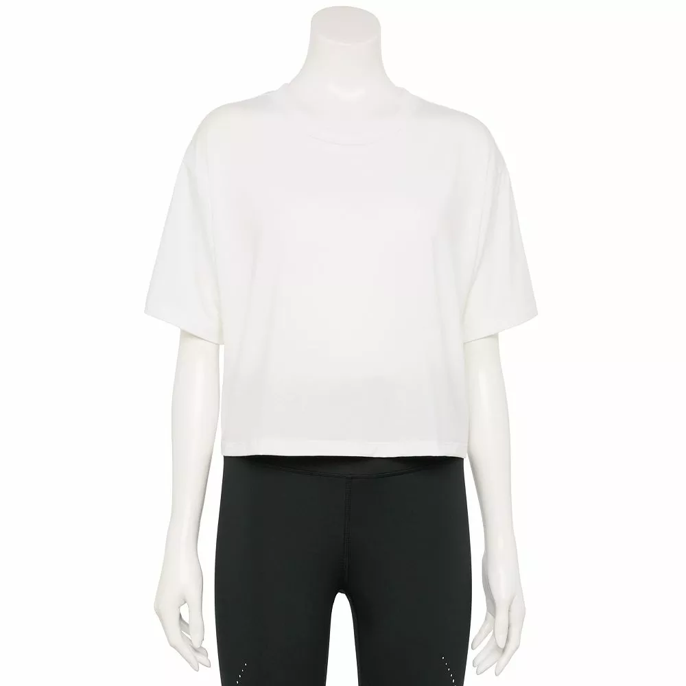 Women's Tek Gear® Crop Easy Tee 5 Women's Tek Gear® Crop Easy Tee - Image 5