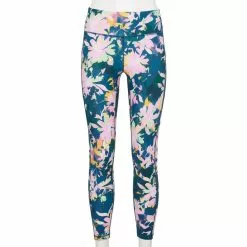 Women's Tek Gear® Ultrastretch High-Waisted Side Pocket 7/8 Leggings -Tek Gear store 5576168 Teal Daisy