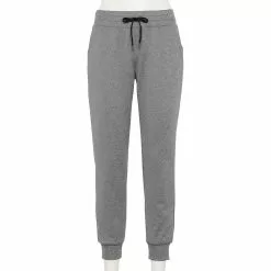 Women's Tek Gear® Weekend French Terry Joggers -Tek Gear store 5576182 Charcoal