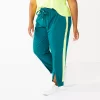 Plus Size Tek Gear® Zipper-Hem Woven Track Pants 17 Plus Size Tek Gear® Zipper-Hem Woven Track Pants -Tek Gear store 5636707 Night Life Teal