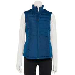 Women's Tek Gear® Mixed-Media Vest -Tek Gear store 5653460 Blue Crayon Dot