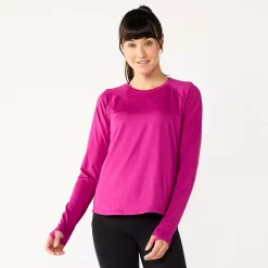 Petite Tek Gear® Performance Long Sleeve Tee