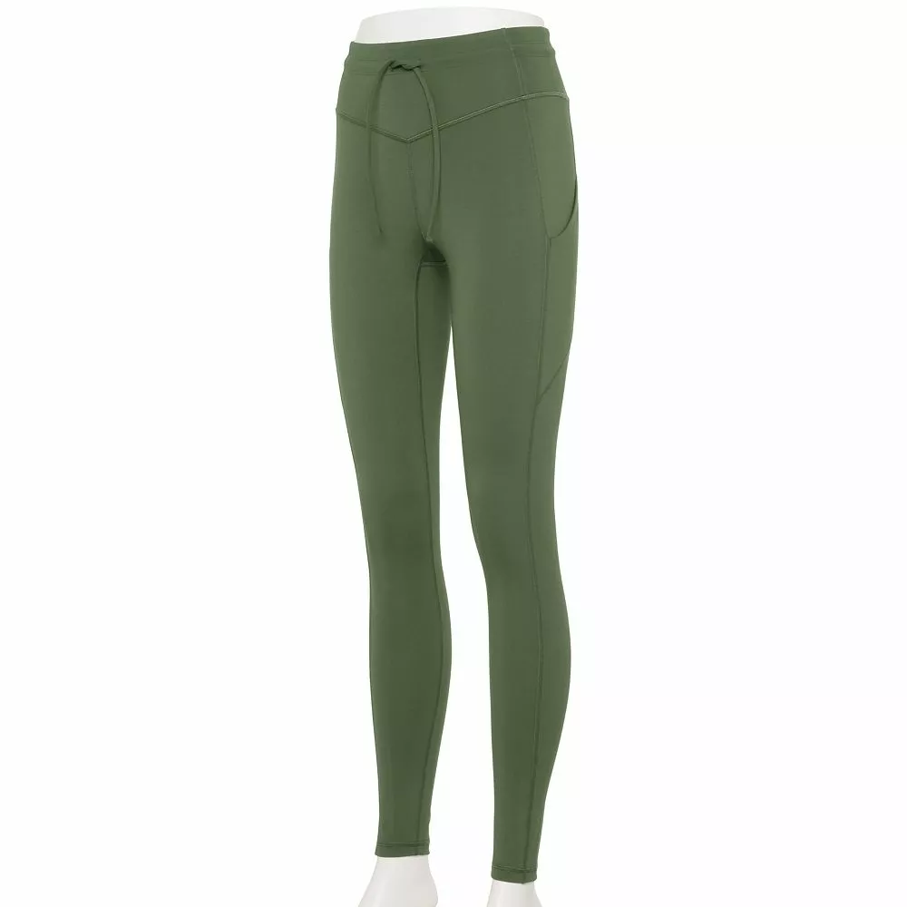 Women's Tek Gear® Ultrastretch Tie-Waist Leggings 3 Women's Tek Gear® Ultrastretch Tie-Waist Leggings - Image 3