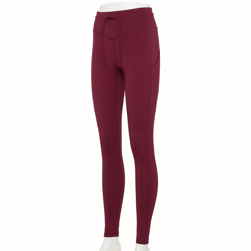 Women's Tek Gear® Ultrastretch Tie-Waist Leggings 1 Women's Tek Gear® Ultrastretch Tie-Waist Leggings