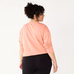 Women's Tek Gear® Stretch Fleece Cinched-Waist Top -Tek Gear store 5661474 ALT