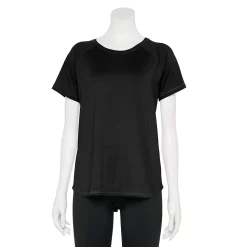 Women's Tek Gear® Adaptive Workout Tee 12 Women's Tek Gear® Adaptive Workout Tee -Tek Gear store 5913948 Mineral Black