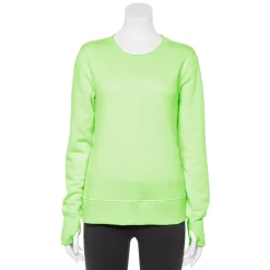 Women's Tek Gear® Ultrasoft Fleece Sweatshirt -Tek Gear store 6119993 Awakening Green