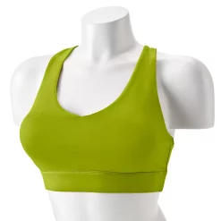 Tek Gear® Core Medium-Impact V-Neck Sports Bra -Tek Gear store 6171520 Encore Olive